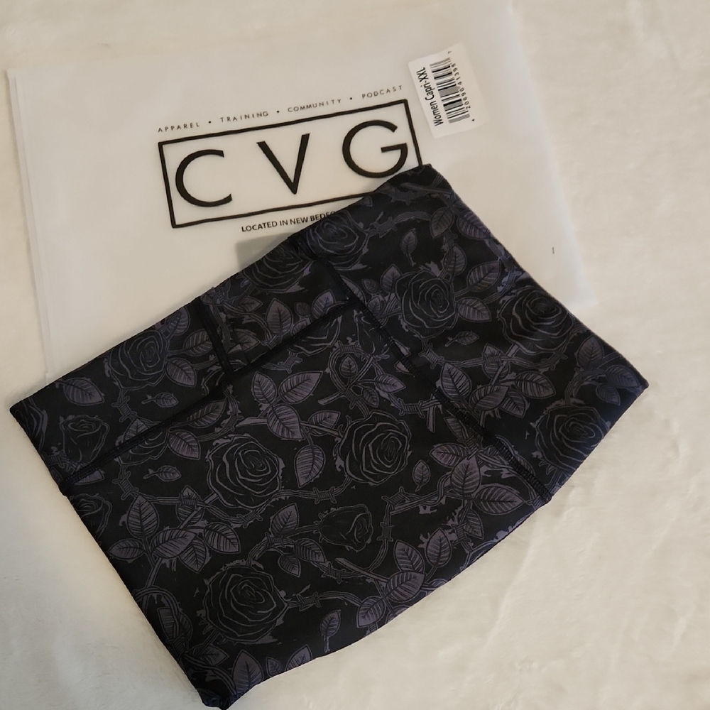 Constantly Varied Gear Black and Grey Floral Leggings